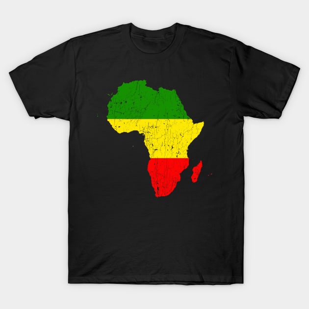 Africa vintage map for Africans T-Shirt by Shirtttee